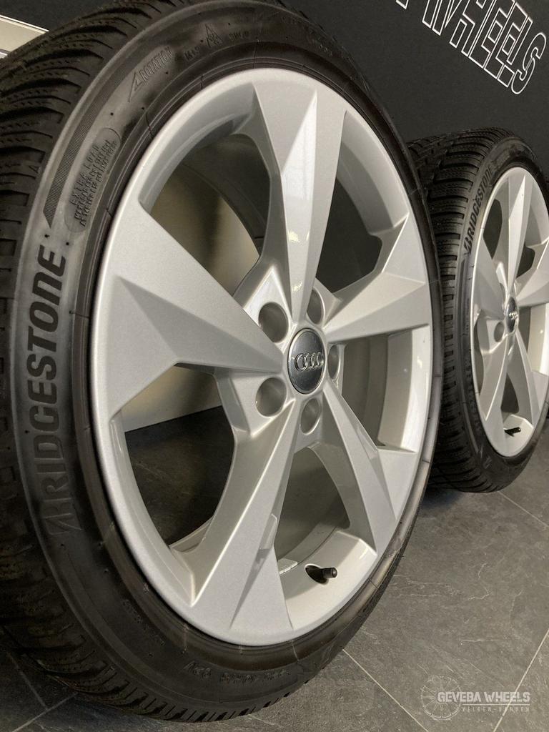 18” originele Audi A3 8P 8V 8Y velgen + winterbanden 5x112, Auto-onderdelen, Banden en Velgen, 18 inch, Gebruikt, -, -