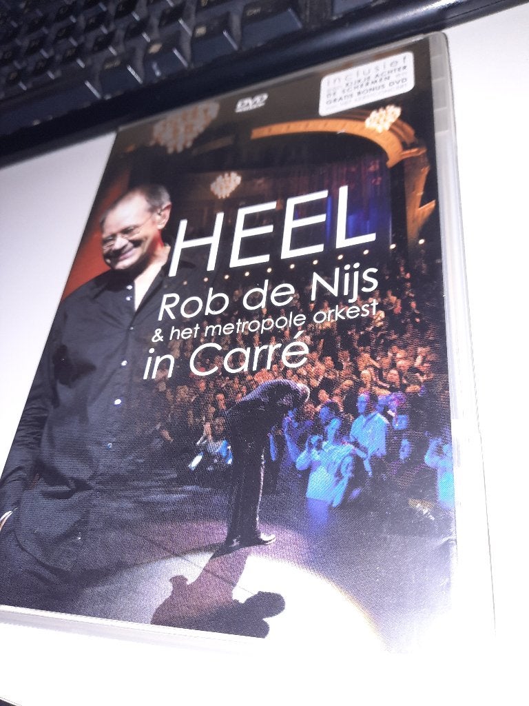 2 DVD Rob de Nijs & Het Metropole Orkest – Heel, Alle leeftijden, Ophalen, Zo goed als nieuw