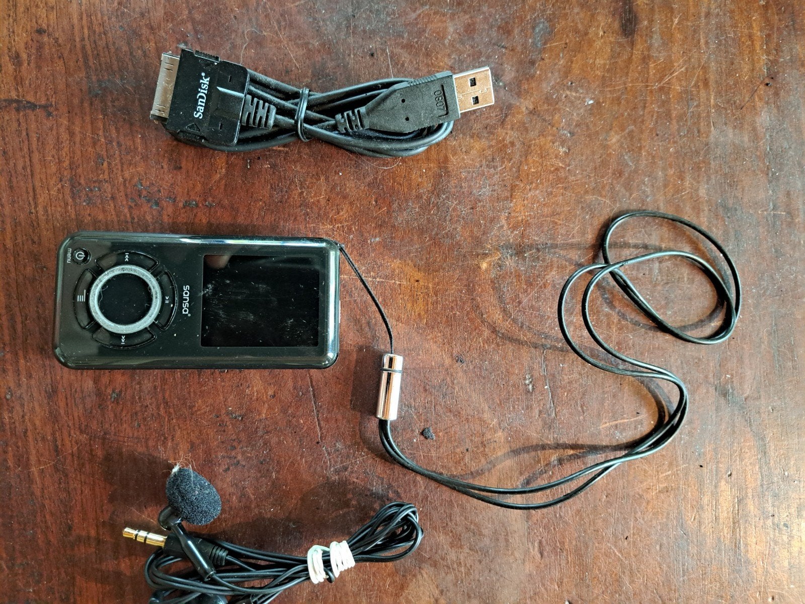 Sandisk sansa mp3 player e260, Overige types, Zwart, Ophalen of Verzenden, Zo goed als nieuw