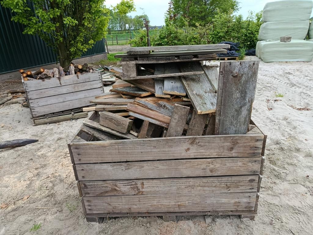 Brandhout haardhout, Tuin en Terras, Minder dan 3 m³, Ophalen