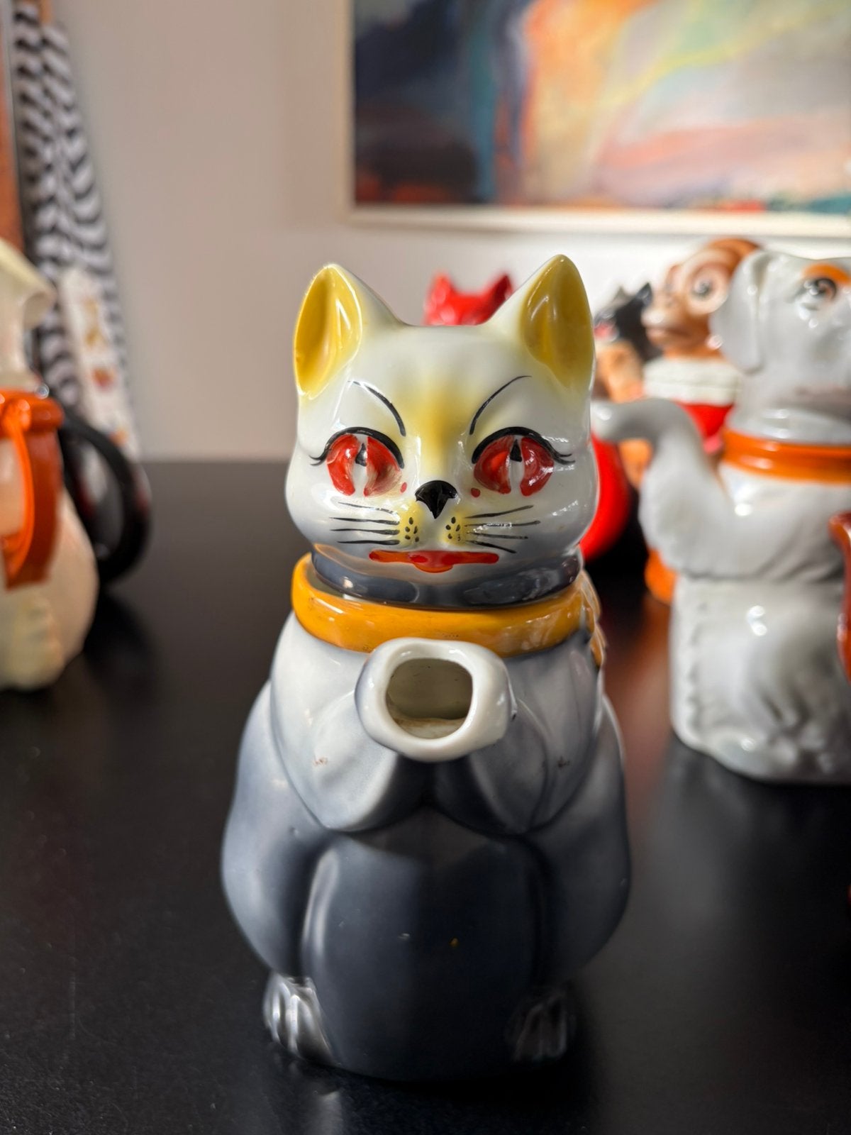 Poes theepot mosa petrus regout, Ophalen of Verzenden