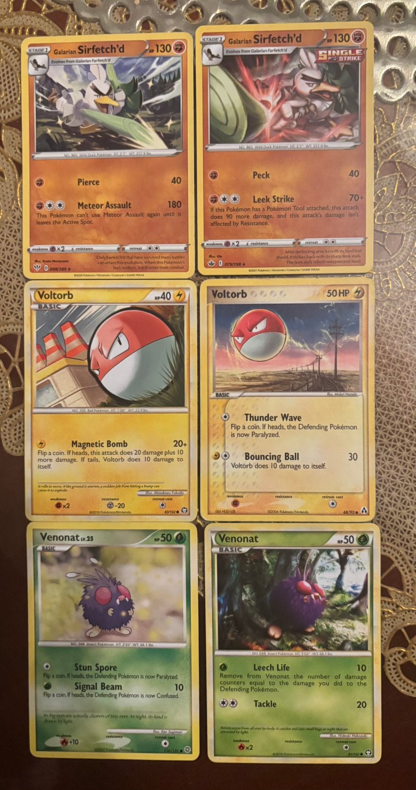 Voltorb + Venonat + Sir fetch’d set, Verzenden, Zo goed als nieuw, Meerdere kaarten