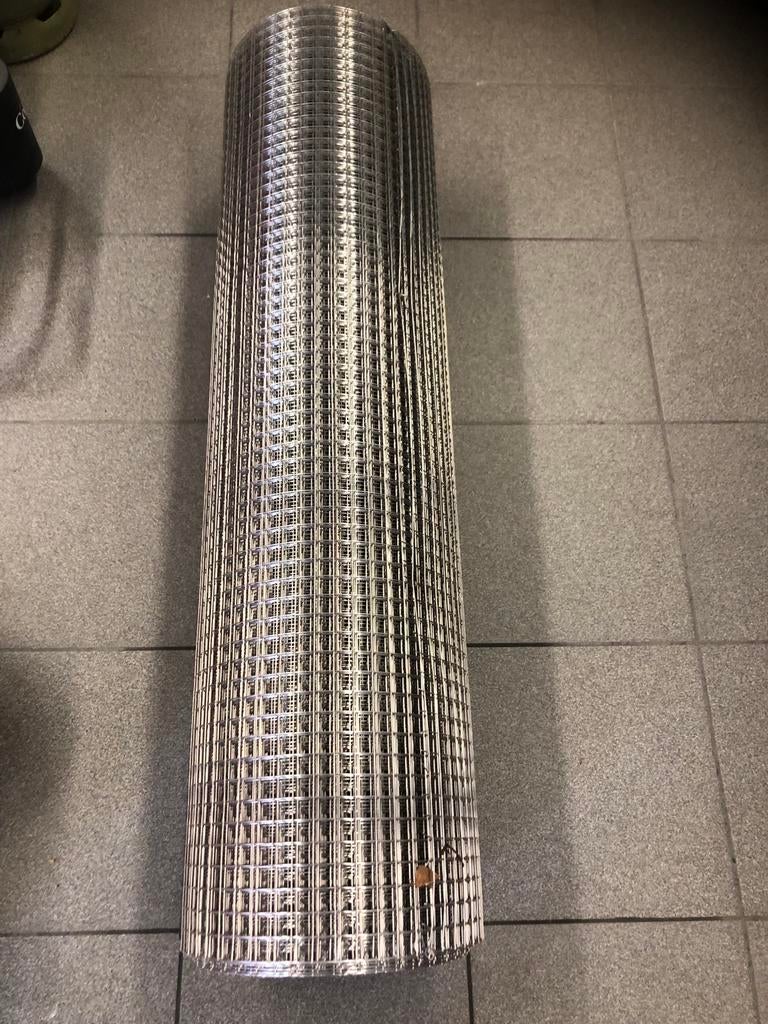 RVS Gelast Gaas 25m x 1m, Maas 17mm, Draad 1.3mm, Ophalen, Nieuw, 20 meter of meer