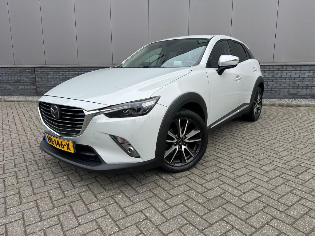 Mazda CX-3 2.0 SkyActive-120GT-M Automaat Alle opties, 1998 cc, 4 cilinders, Wit, Origineel Nederlands