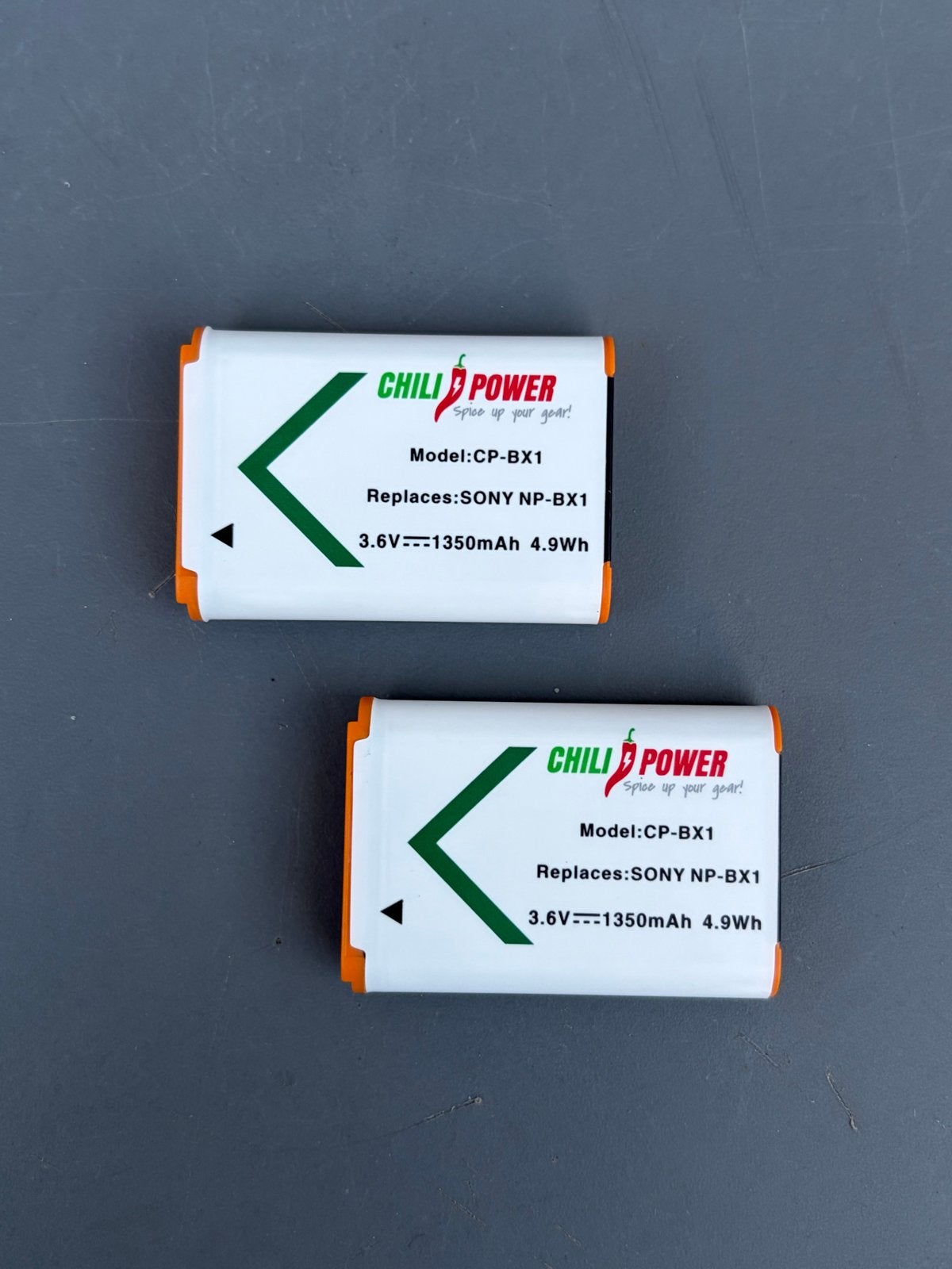 Chili Power CP-BX1 accu's (2 stuks), Ophalen of Verzenden, Zo goed als nieuw, Oplaadbaar