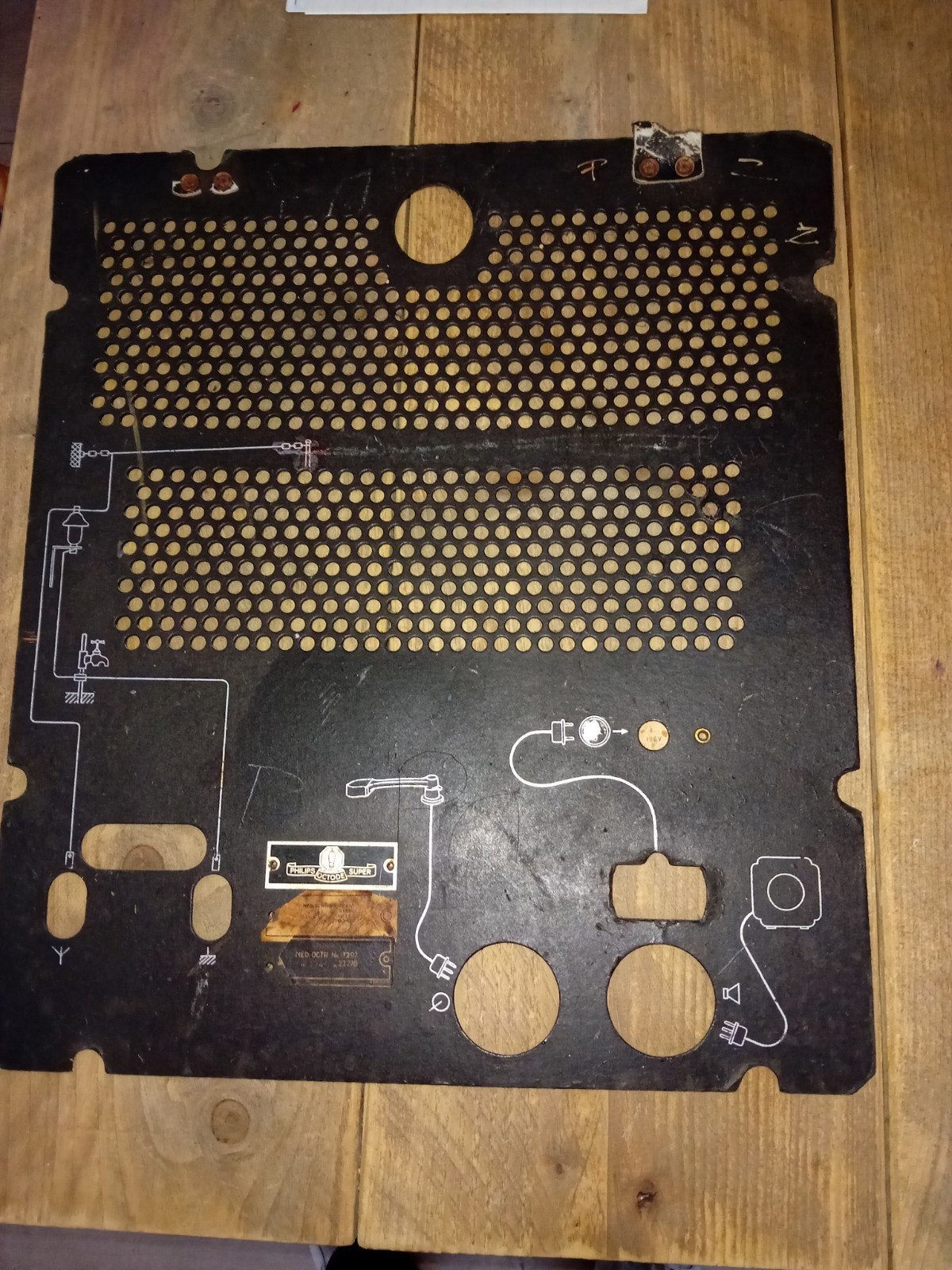 philips achterwand 525a, Ophalen of Verzenden