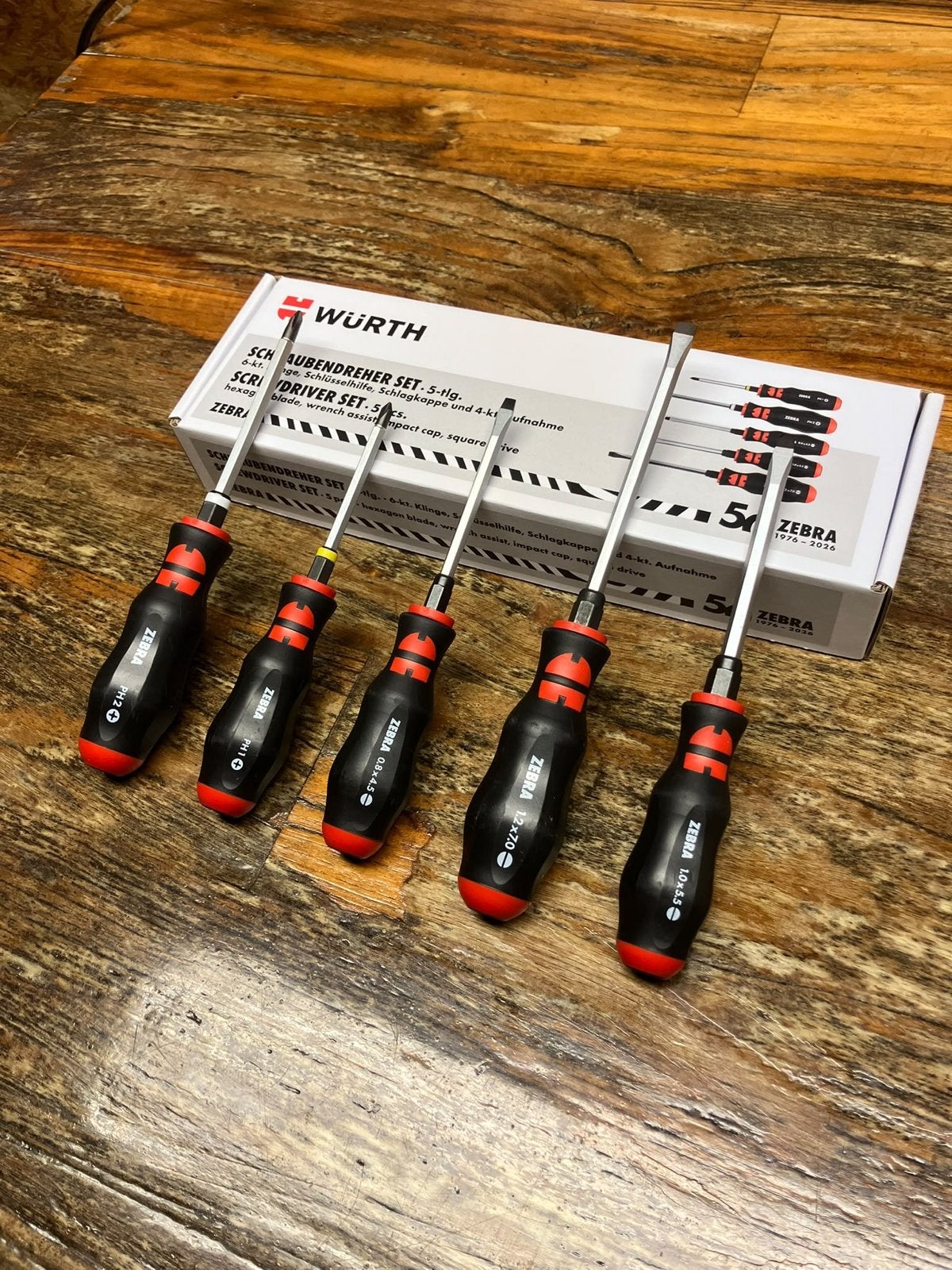 Würth Zebra Schroevendraaier-set  -  Nieuw, Ophalen of Verzenden, Nieuw, Schroevendraaier, Overige merken