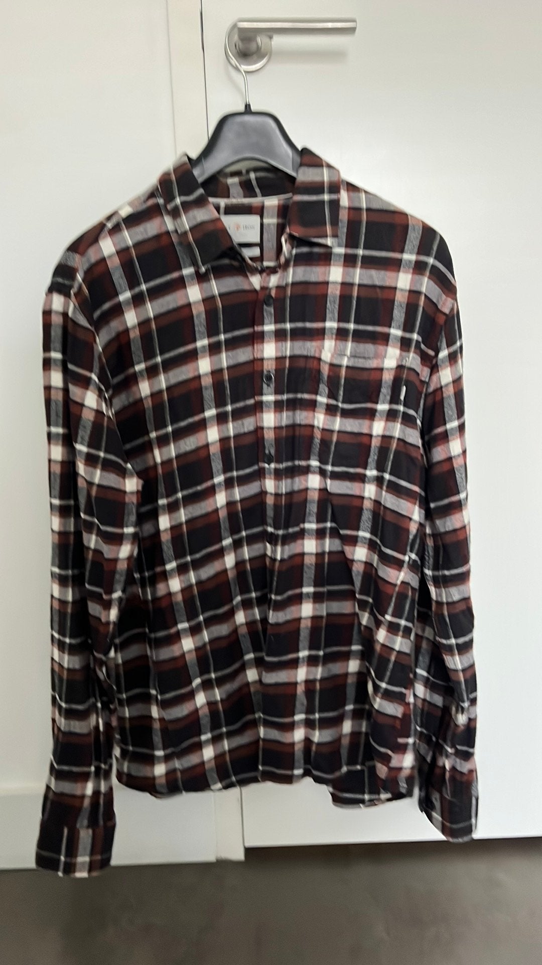 Te koop: Blouse van Cast Iron, Kleding | Heren, Overhemden, Ophalen of Verzenden, Zo goed als nieuw, Blauw, Overige halswijdtes