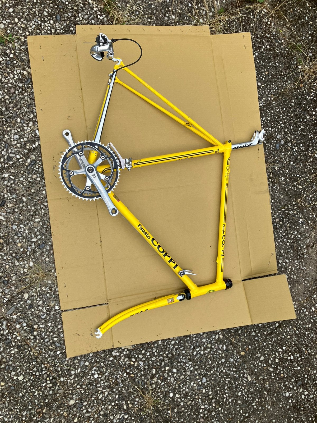 Frameset Fausto Coppi 57cm DuraAce, Ophalen, Frame, Gebruikt, Staal