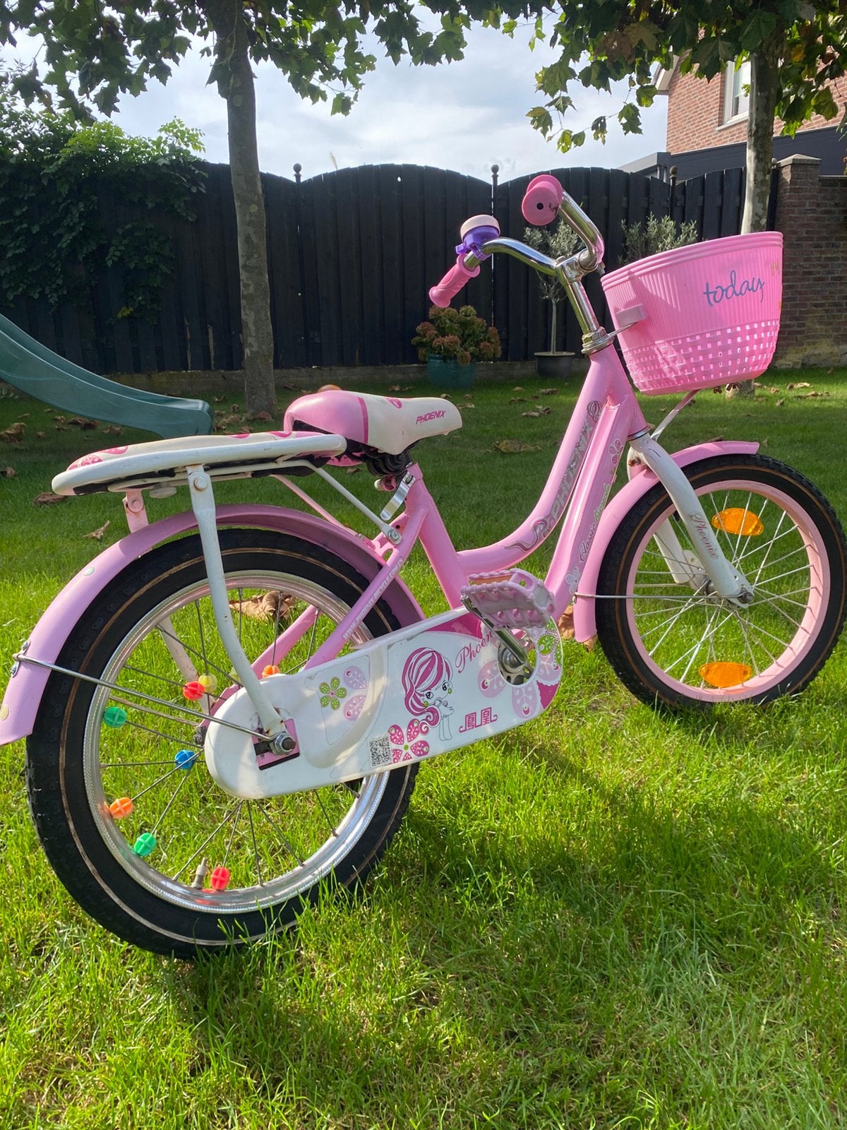 Kinderfiets 16 inch, Ophalen, Gebruikt, Terugtraprem, 16 inch