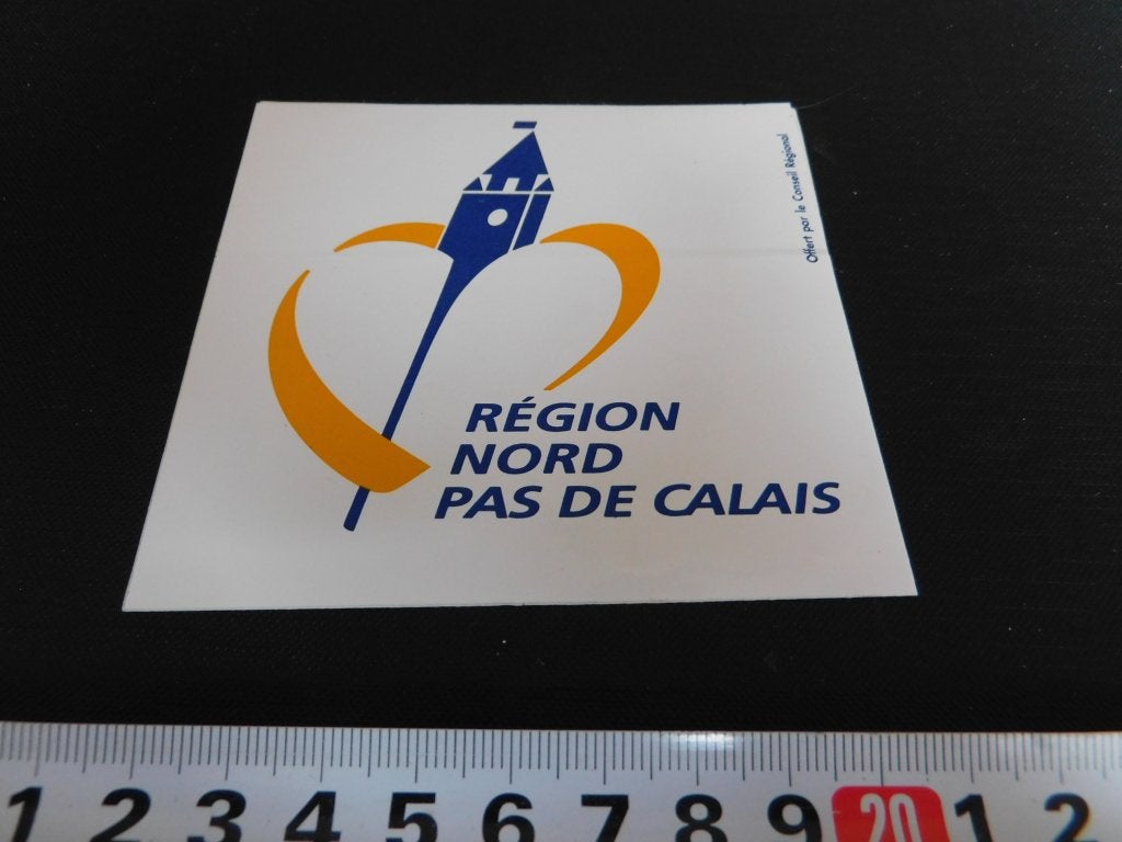 sticker région nord pas de calais frankrijk *, Ophalen, Zo goed als nieuw