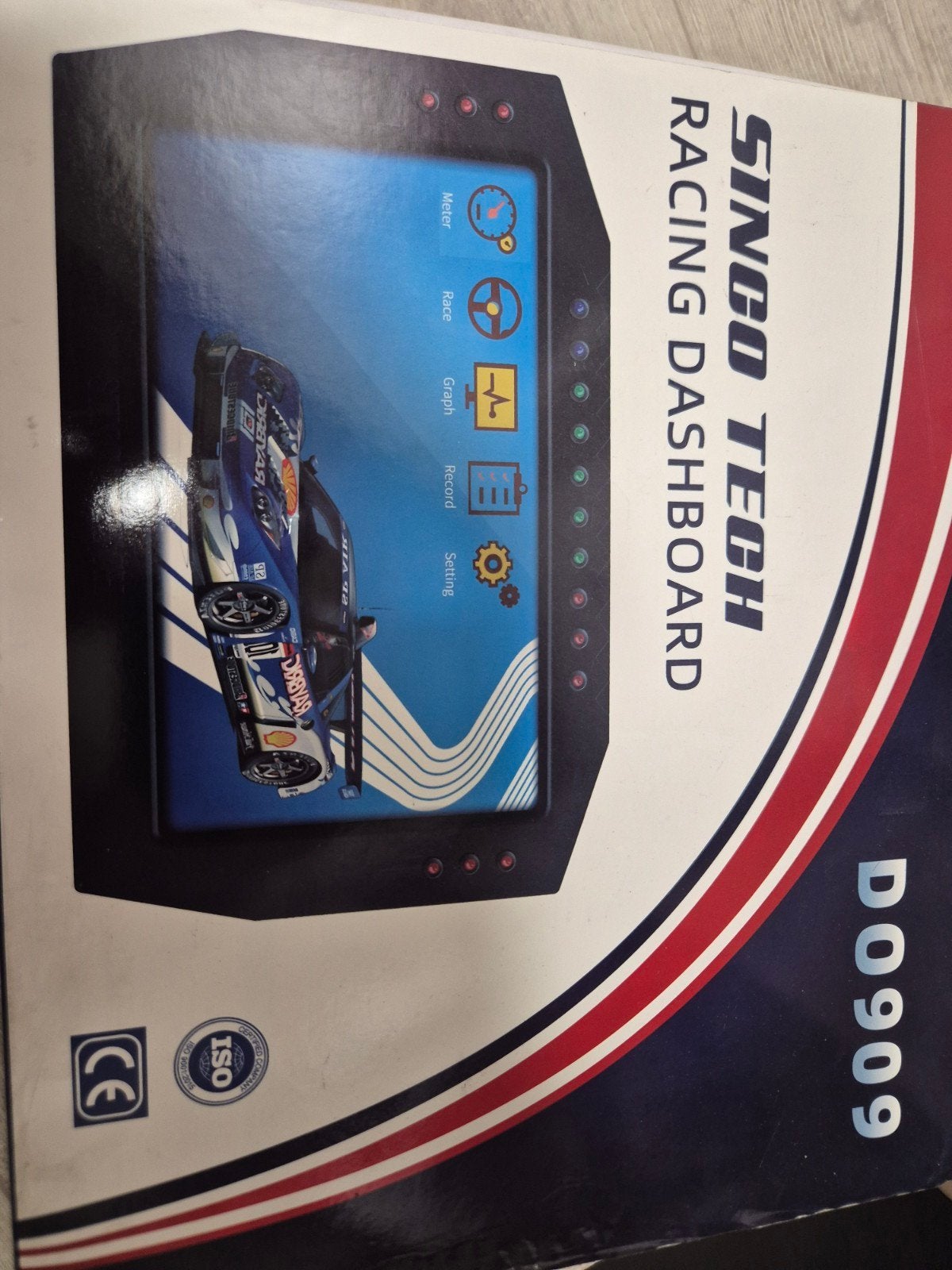SINGO TECH Racing Dashboard DO909 - Nieuw in doos, Computers en Software, Overige Computers en Software, Ophalen of Verzenden