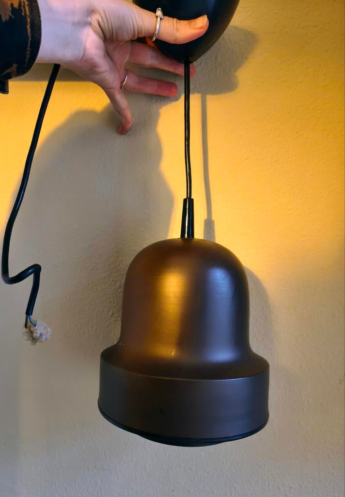 Vintage jaren 70 Philips hanglamp, Ophalen of Verzenden, Gebruikt