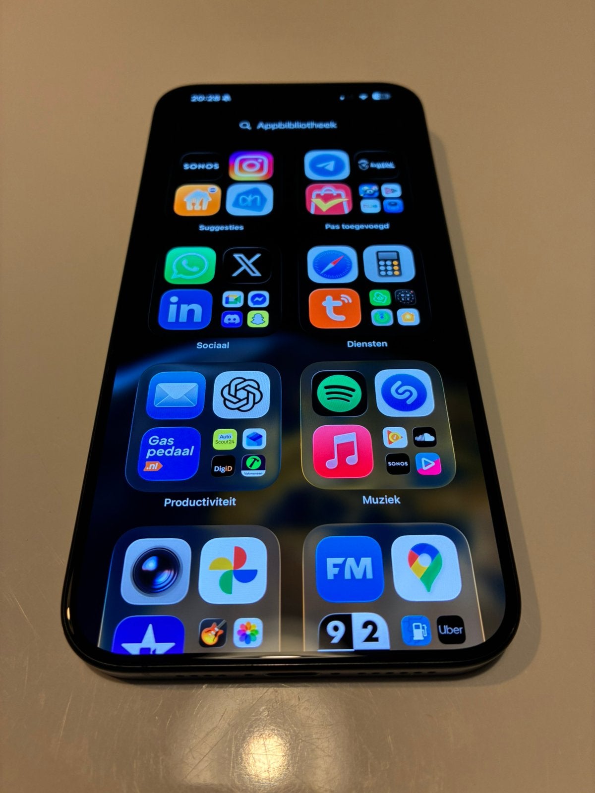 iPhone 15 Pro Max 256GB Zwart – Batterijconditie 83%, 128 GB, Zwart, IPhone 15 Pro Max, Ophalen of Verzenden