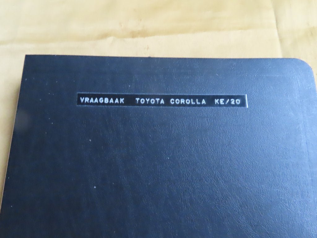 Toyota Corolla Handleiding  KE /20, Ophalen of Verzenden