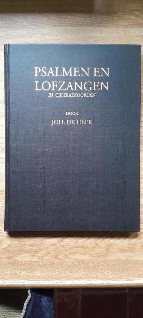 Psalmen en Lofzangen in Cijferakkoorden - Joh. de Heer, Ophalen of Verzenden, Zo goed als nieuw, Joh. de Heer, Christendom | Protestants