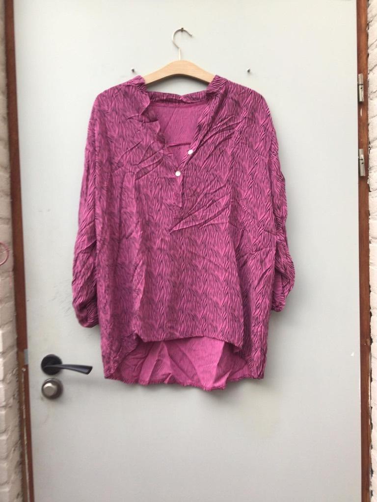 Blouse Merk Sasoon Zebra look, Blouse Merk Sasoon Zebra look, Zwart, Nieuw, Ophalen of Verzenden