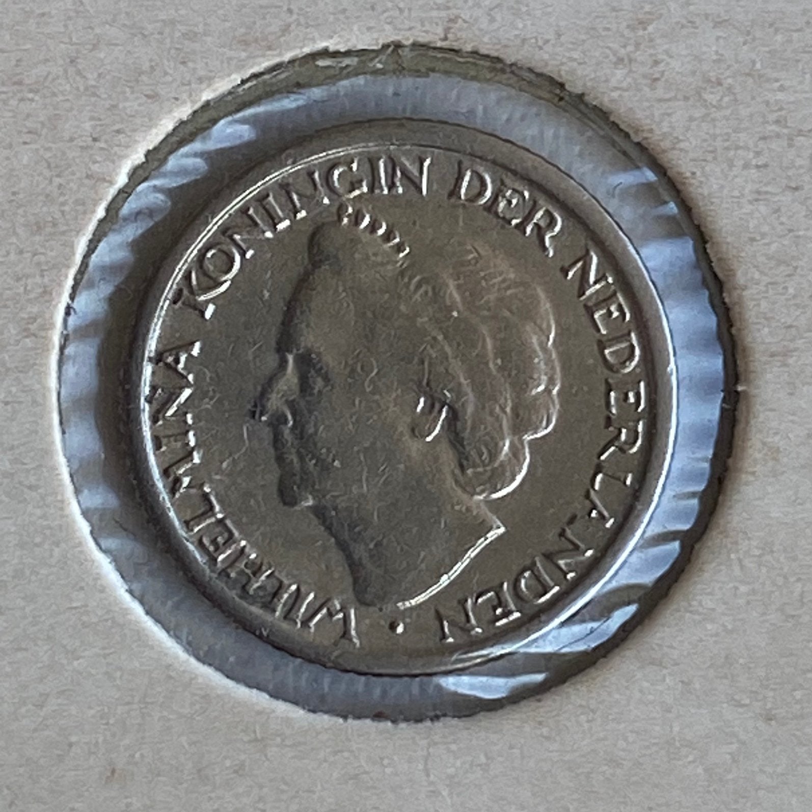 10 Cent / Dubbeltje uit 1948 van Wilhelmina, Verzenden, Koningin Wilhelmina, 10 cent, Losse munt