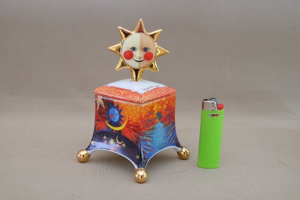 Goebel music box  muziekdoos porselein, Ophalen of Verzenden, Zo goed als nieuw, Fantasy