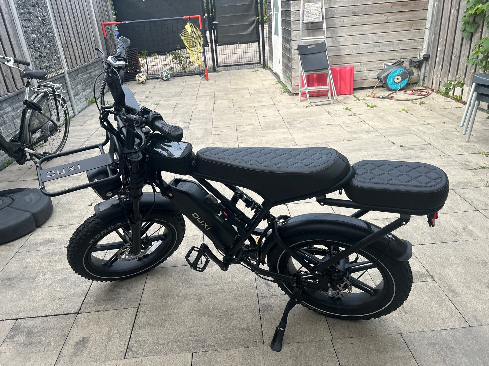 Ouxi h9  Fatbike - Zo goed als nieuw, Fietsen en Brommers, Zo goed als nieuw, Minder dan 47 cm, 50 km per accu of meer, Ophalen