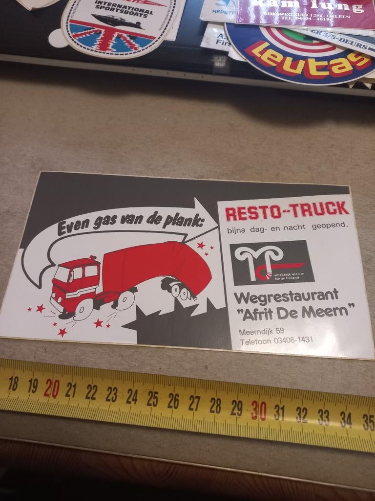 Wegrestaurant afrit de meern, Verzamelen, Ophalen of Verzenden, Zo goed als nieuw