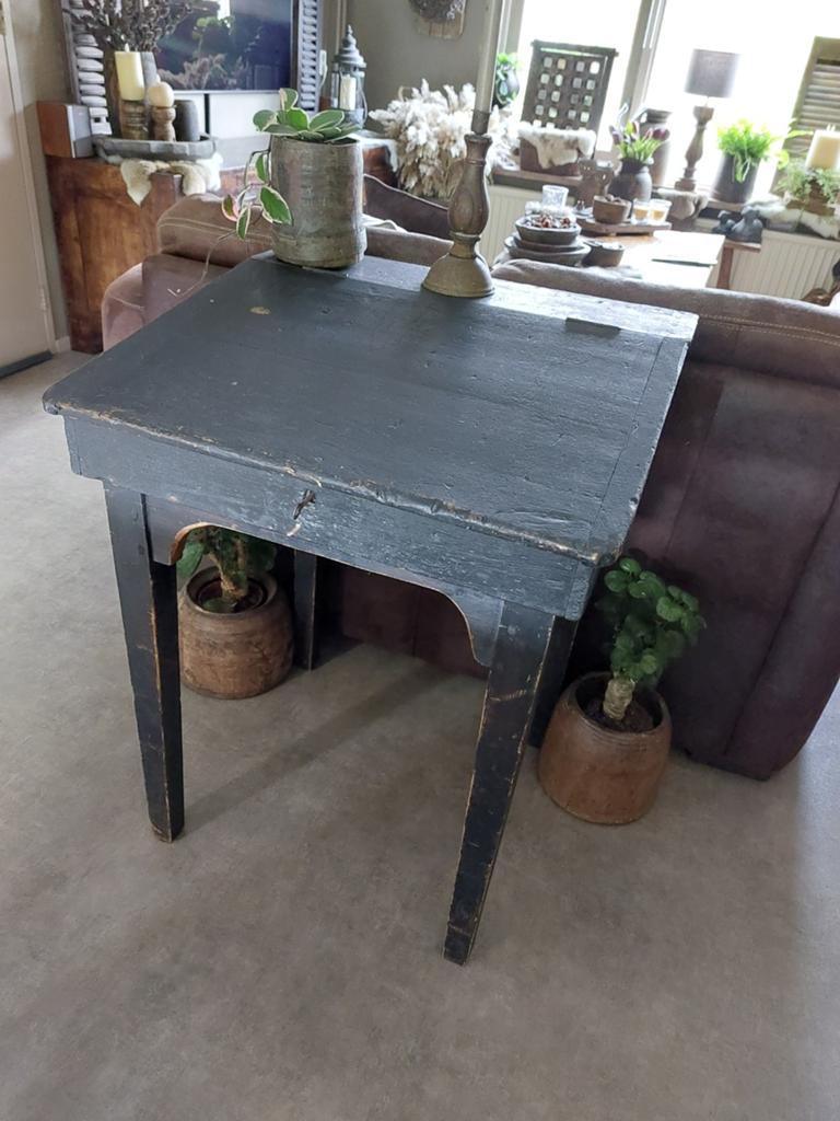 Antieke Lessenaar Jaren '20 - Zwart Hout, Antiek en Kunst, Antiek | Meubels | Tafels, Ophalen