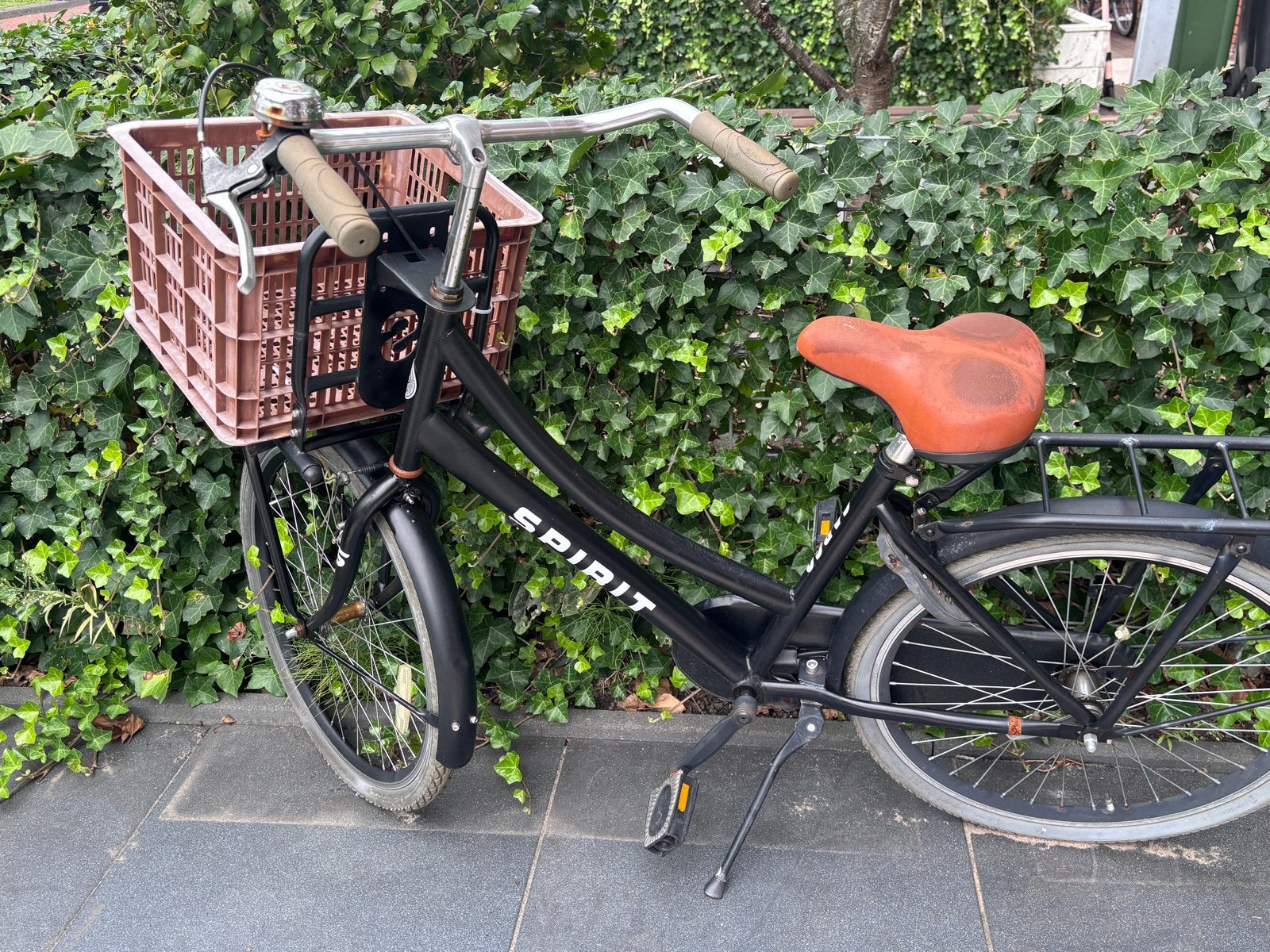 24 inch Spirit fietsen  met mand - Gebruikt, Terugtraprem, 50 tot 53 cm, Ophalen, Overige merken