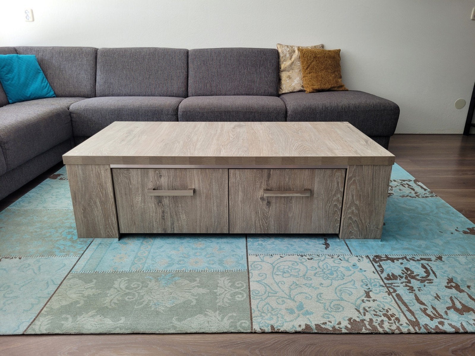 Salontafel en eettafel, Ophalen, Gebruikt, 100 tot 150 cm, 150 tot 200 cm