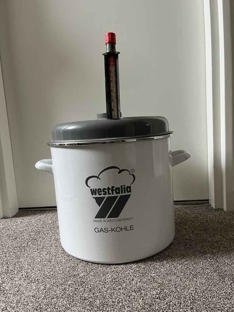 witte westfalia weck ketel, Huis en Inrichting, Gebruikt, Geschikt voor inductie, Overige typen, Ophalen of Verzenden