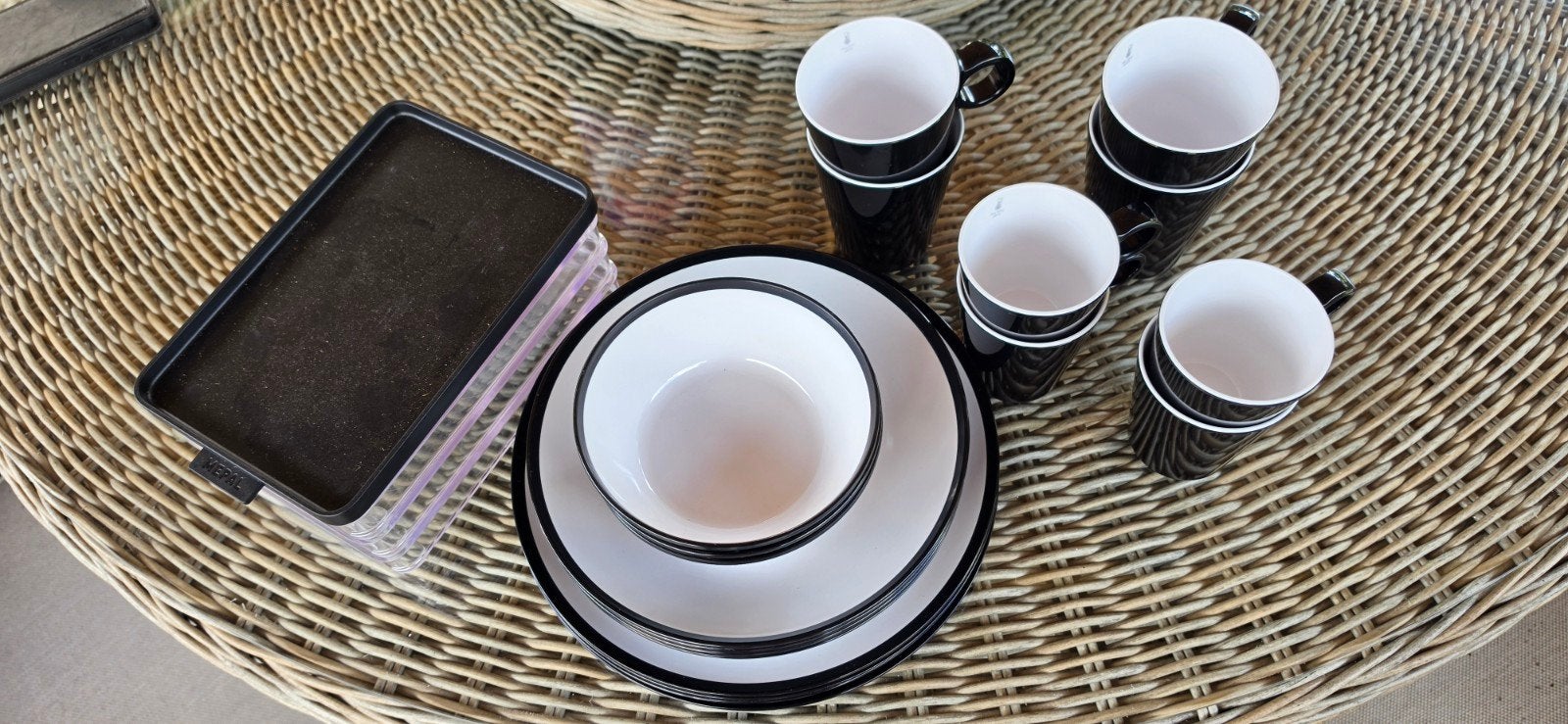 Mepal camping servies - 4 persoons, Caravans en Kamperen, Kampeeraccessoires, Ophalen of Verzenden