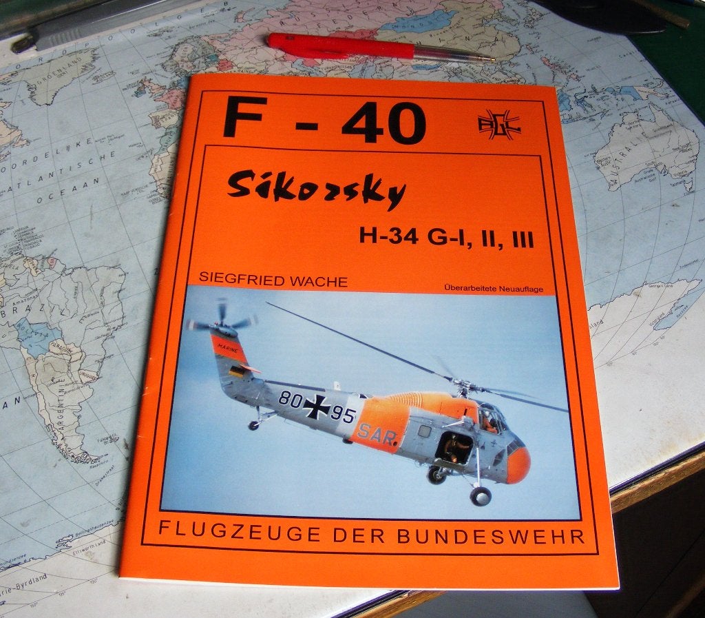 Bundeswehr Sikorsky H-34 GI, II en III  F-40  Flugzeuge der, Verzamelen, Verzenden, Nieuw, Boek of Tijdschrift