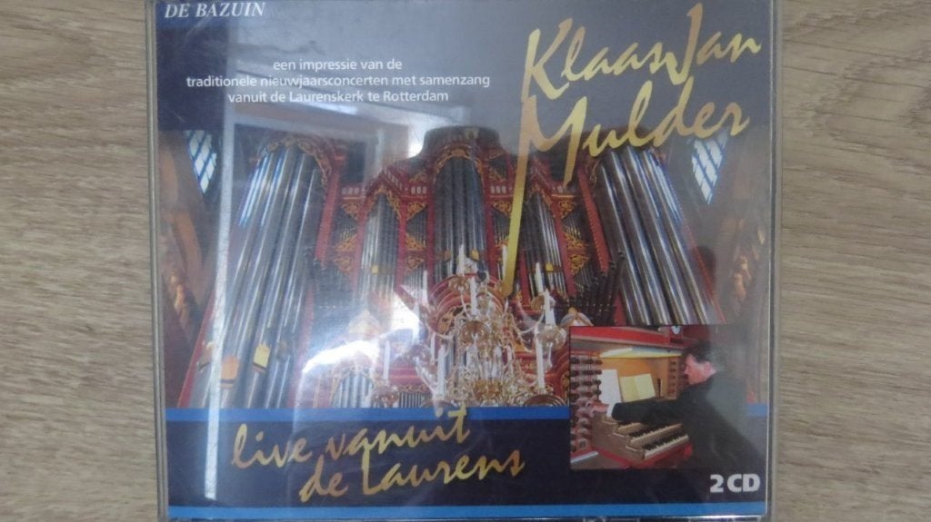 2cd orgel: Klaas Jan Mulder live vanuit de Laurenskerk R'dam, Cd's en Dvd's, Ophalen of Verzenden, Zo goed als nieuw