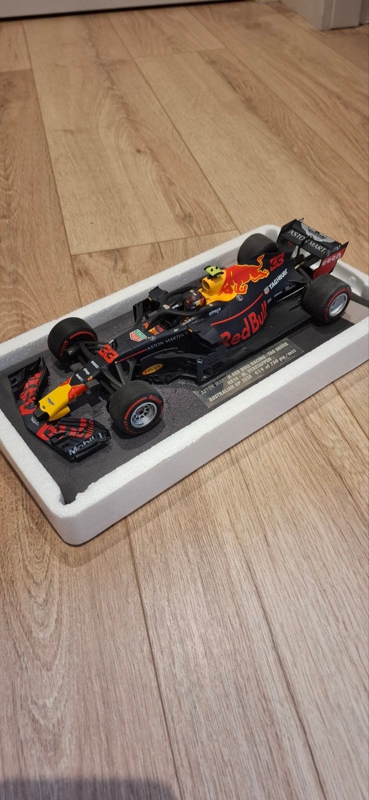 Verstappen 1:18 LAAG NUMMER #019Australian gp 2018, Ophalen, Nieuw, Overige typen, MiniChamps