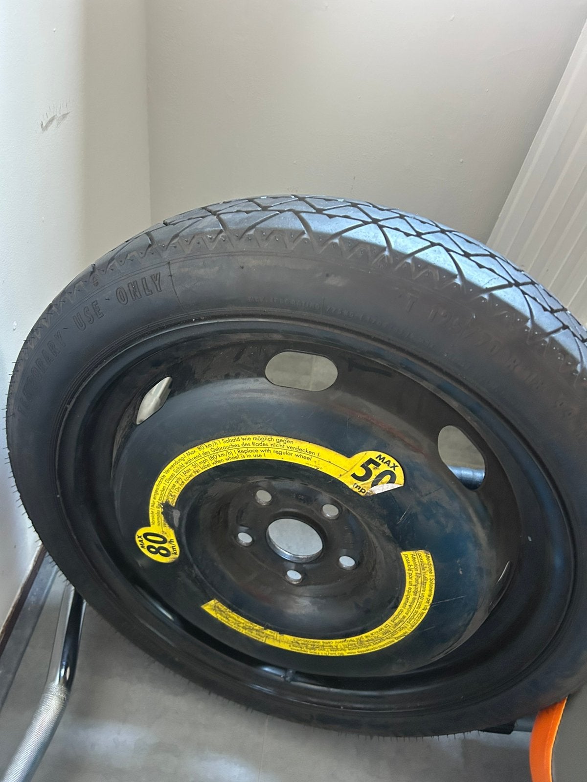Volkswagen Thuiskomer reserveband 18 inch VW, Ophalen of Verzenden