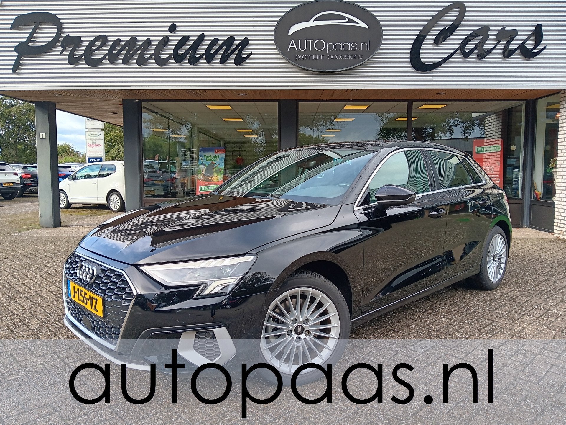 Audi A3 Sportback 35 TFSI AUTOMAAT|Business editionComfstoel, Auto's, Dealer onderhouden, Stof, 4 cilinders, Zwart