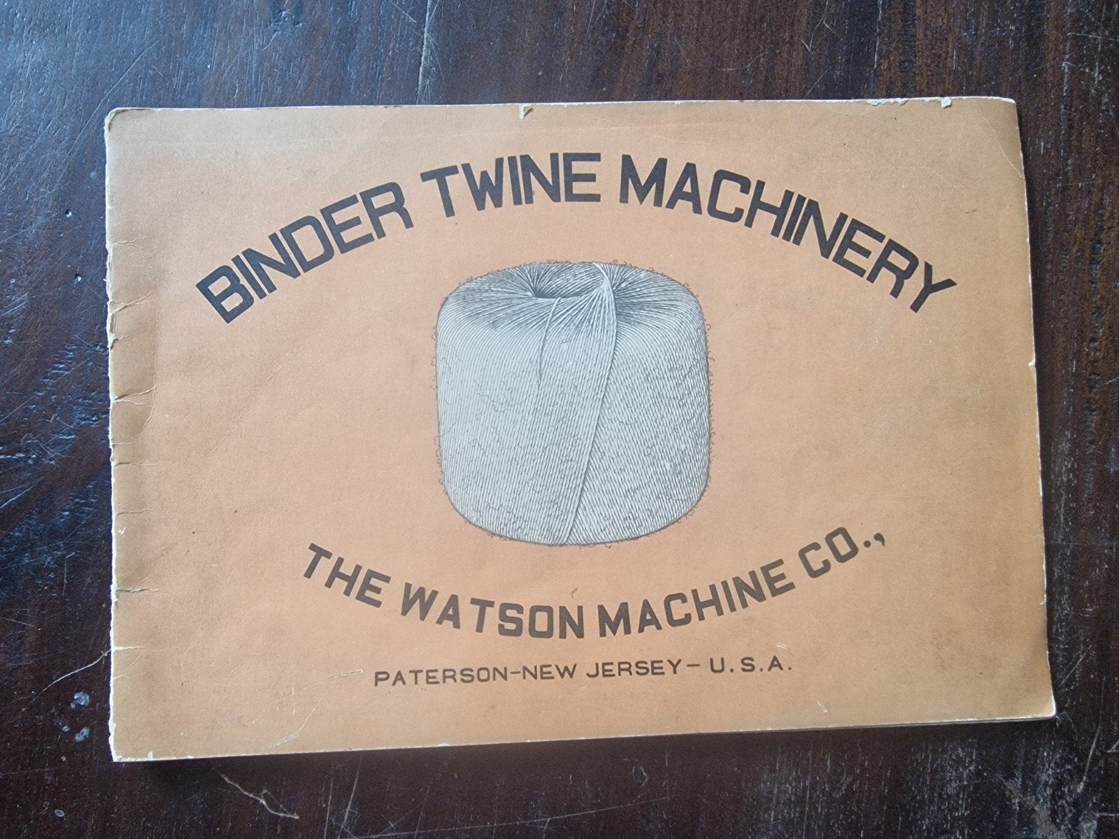 Catalogus: Binder Twine Machinery - The Watson Machine Comp., Ophalen of Verzenden, Gelezen, The Watson Machine Co., Catalogus