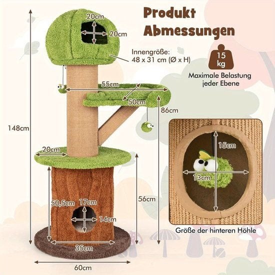 Krabpaal – Kattenboom – Kattenhuis – Krabmeubel, Corvance B.V., Verzenden, Nieuw, Corvancebol@gmail.com