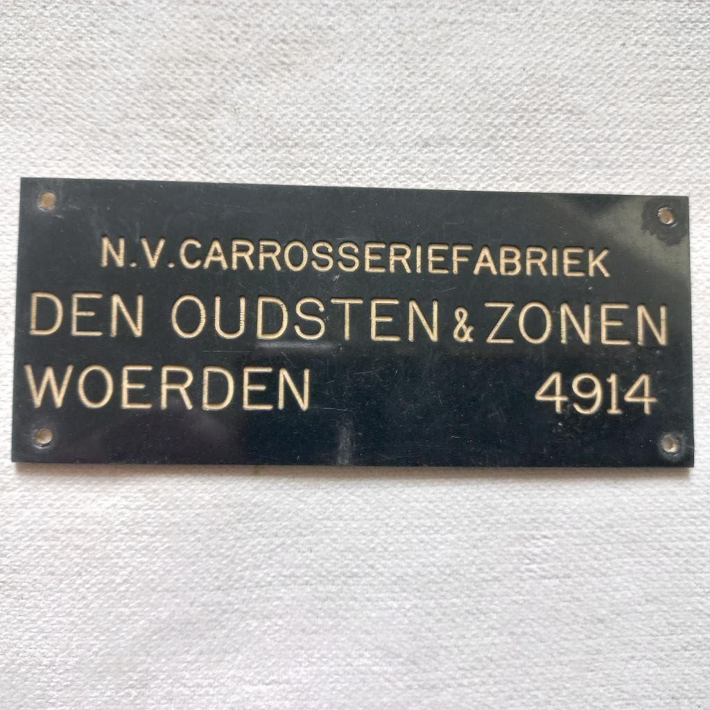Typeplaatjes Den Oudsten bussen, Verzenden, Gebruikt, Bus of Metro, Overige typen
