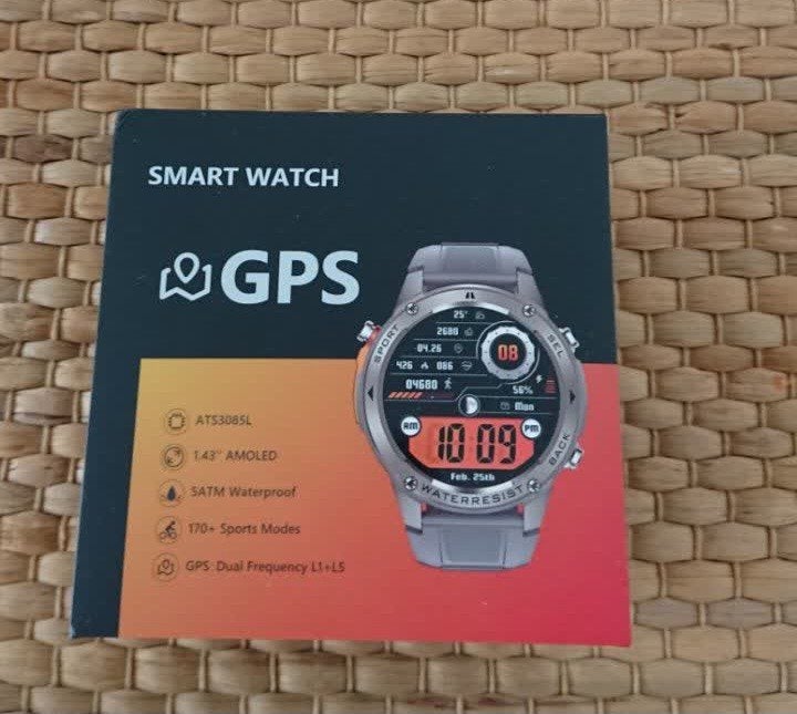 Nieuw GPS Smartwatch - Sport & Outdoor, Ophalen of Verzenden, Waterdicht, Stappen, Nieuw