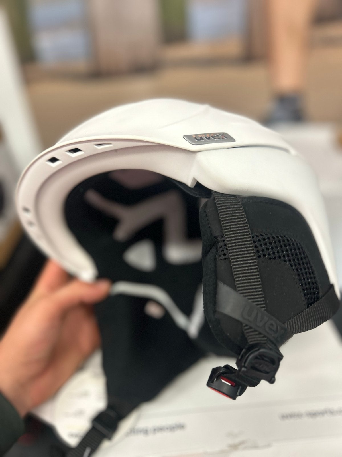 Uvex Skihelm Wit - nieuw, Overige merken, Overige typen, Ophalen of Verzenden, Zo goed als nieuw