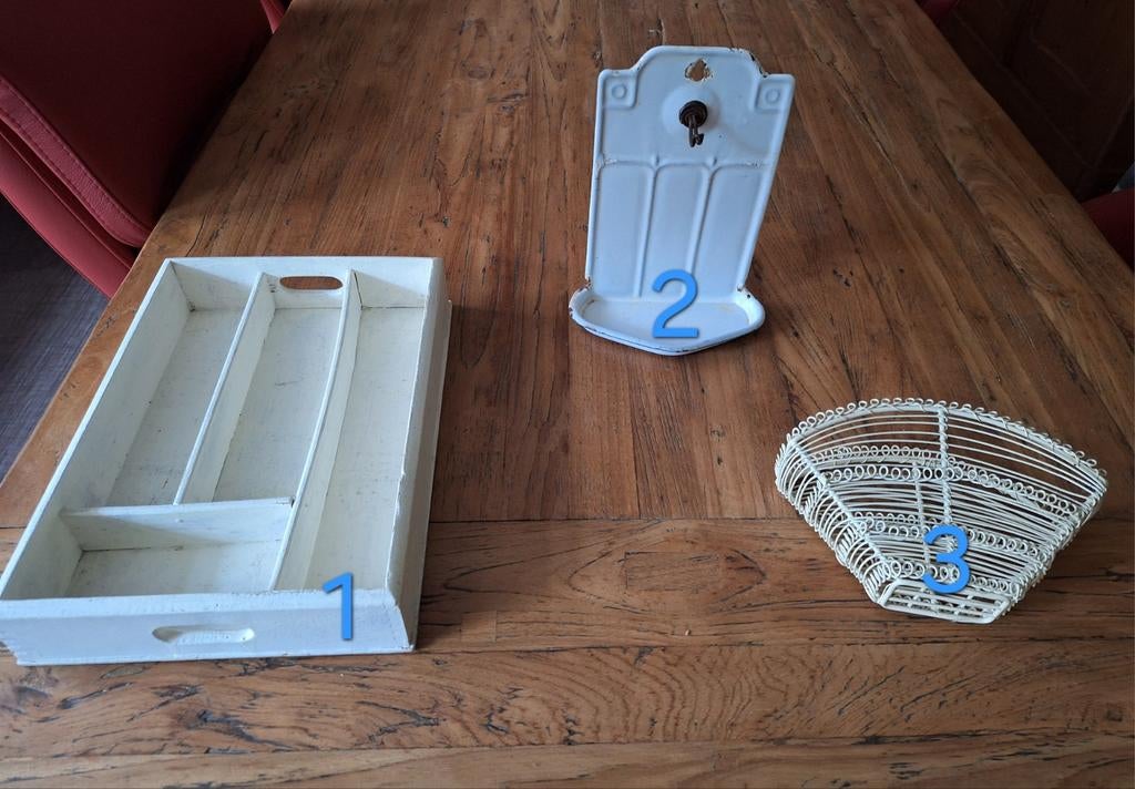 Div leuke brocante spullen., Ophalen of Verzenden, Rechthoekig, Riet