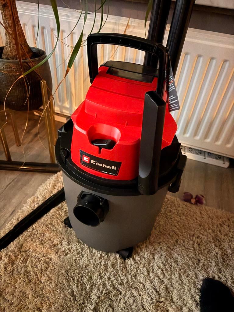 Einhell 18V Nat-/Droogzuiger TC-VC 18/15 Li (zonder accu), Ophalen, Zo goed als nieuw, Waterstofzuiger, Minder dan 1200 watt