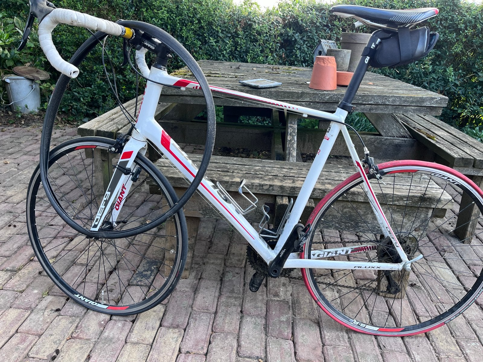 Giant Defy racefiets maat XL, Fietsen en Brommers, Fietsen | Racefietsen, Ophalen, Gebruikt, Aluminium, Giant