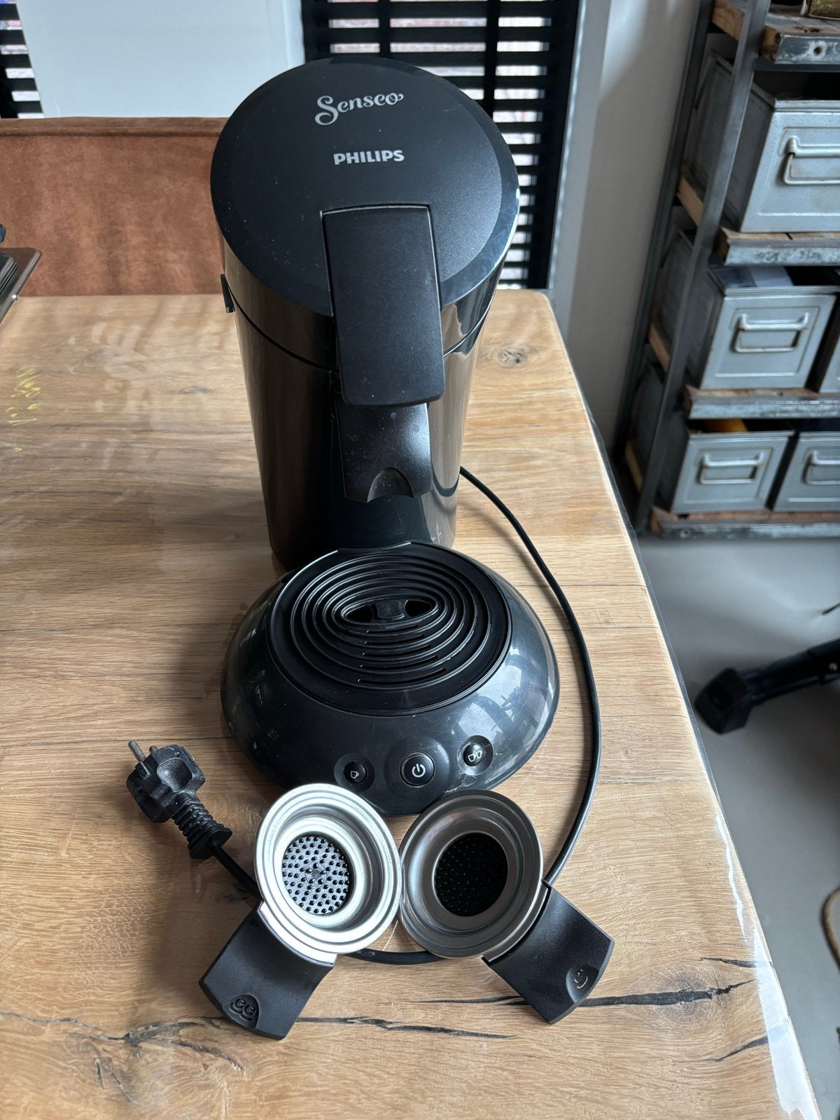 Philips Senseo Original Koffiezetapparaat Zwart, Koffiepads en cups, Gebruikt, Koffiemachine, Ophalen of Verzenden