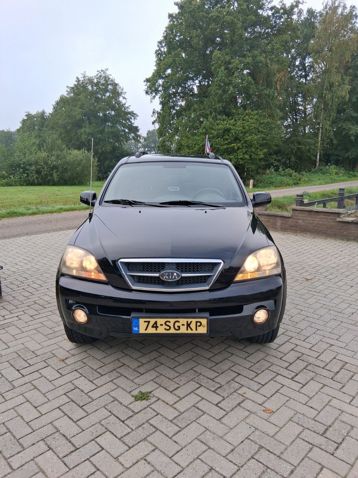 Kia Sorento 2.4 I 16V 2006 Zwart, 4 cilinders, 138 pk, Zwart, Origineel Nederlands
