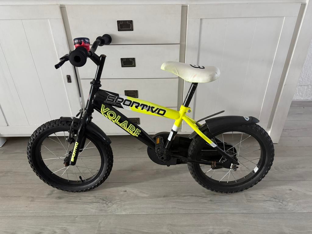 Jongens fiets 16 inch, Fietsen en Brommers, Fietsen | Crossfietsen en BMX, Ophalen, Gebruikt, Staal, 16 tot 20 inch