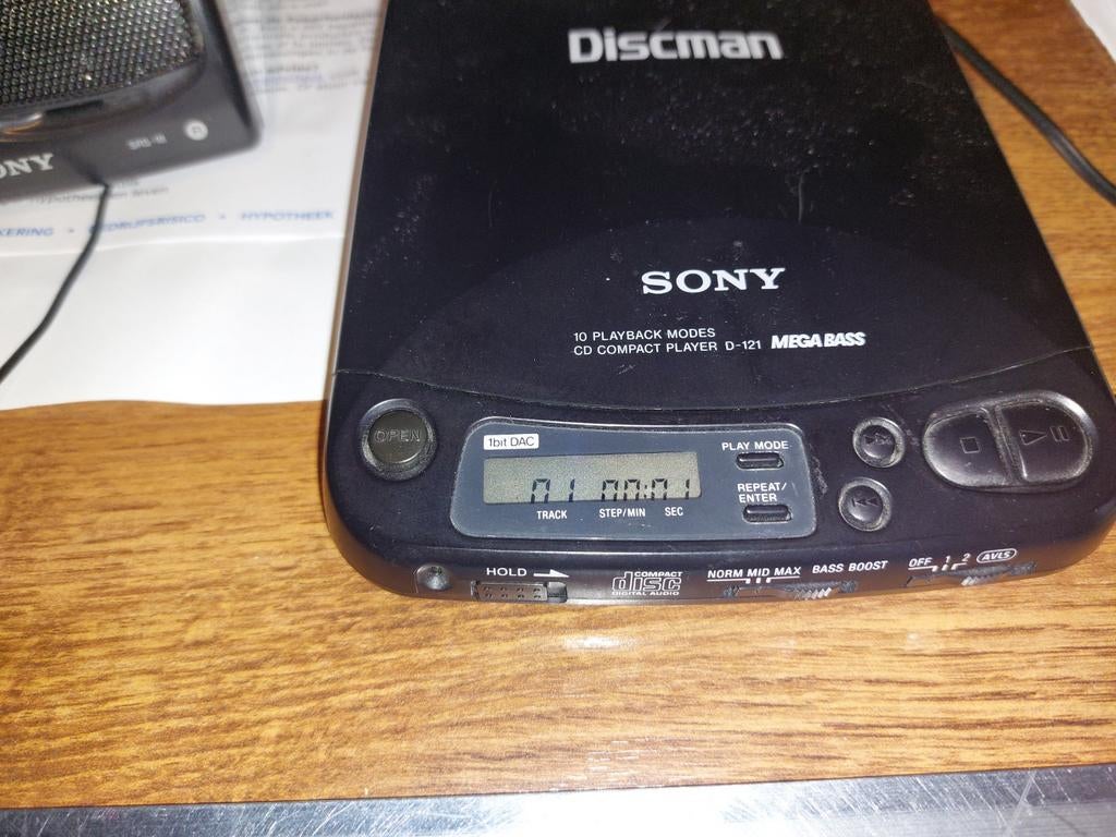 Sony d-121 discman, Ophalen of Verzenden, Discman