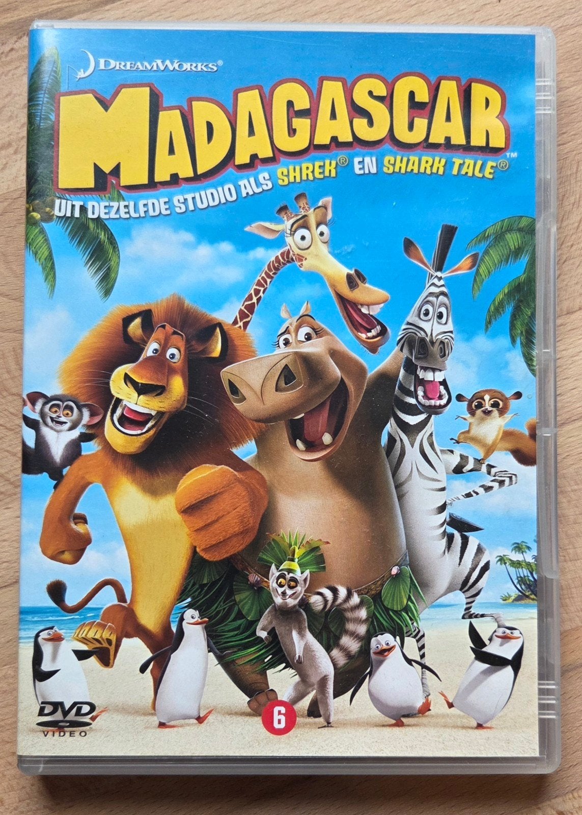 Madagascar DVD - DreamWorks Animatie Film, Ophalen of Verzenden, Zo goed als nieuw