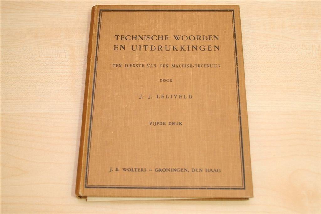 Technisch Woordenboek [1924] — Machine-Technicus, Ophalen of Verzenden, Gelezen