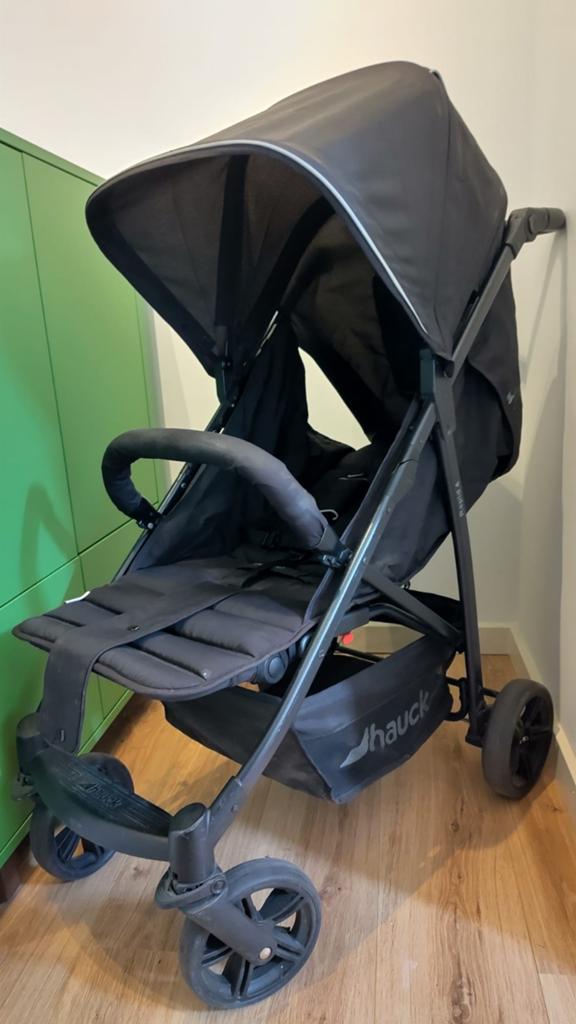 Hauck Rapid 4S kinderwagen buggy - Zwart, Kinderen en Baby's, Buggy's, Ophalen, Gebruikt, Overige merken, Verstelbare rugleuning